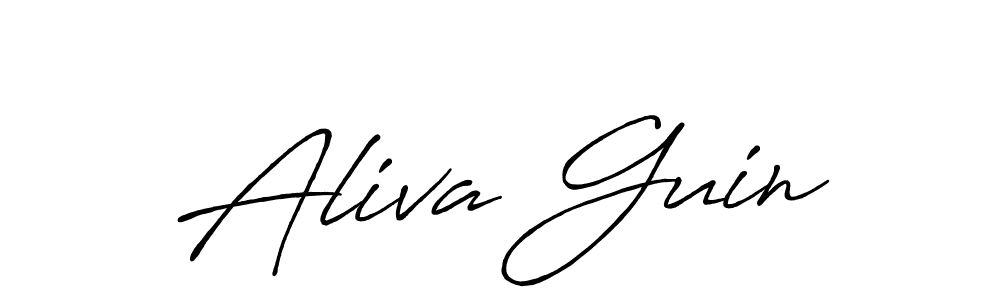 The best way (Antro_Vectra_Bolder) to make a short signature is to pick only two or three words in your name. The name Aliva Guin include a total of six letters. For converting this name. Aliva Guin signature style 7 images and pictures png