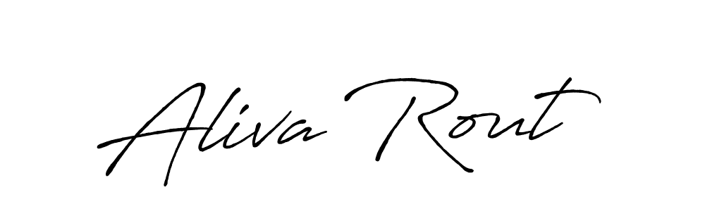 Design your own signature with our free online signature maker. With this signature software, you can create a handwritten (Antro_Vectra_Bolder) signature for name Aliva Rout. Aliva Rout signature style 7 images and pictures png