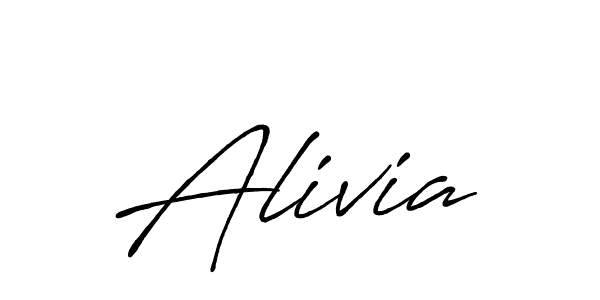 Use a signature maker to create a handwritten signature online. With this signature software, you can design (Antro_Vectra_Bolder) your own signature for name Alivia. Alivia signature style 7 images and pictures png