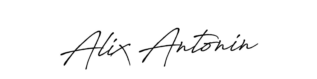 Create a beautiful signature design for name Alix Antonin. With this signature (Antro_Vectra_Bolder) fonts, you can make a handwritten signature for free. Alix Antonin signature style 7 images and pictures png