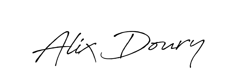 Design your own signature with our free online signature maker. With this signature software, you can create a handwritten (Antro_Vectra_Bolder) signature for name Alix Doury. Alix Doury signature style 7 images and pictures png