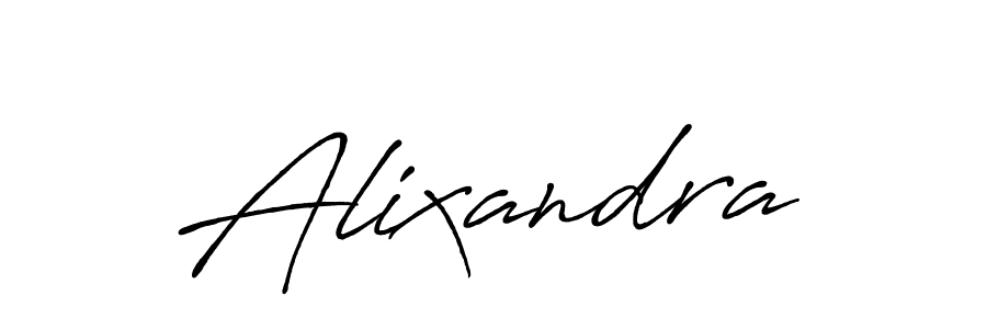 Design your own signature with our free online signature maker. With this signature software, you can create a handwritten (Antro_Vectra_Bolder) signature for name Alixandra. Alixandra signature style 7 images and pictures png