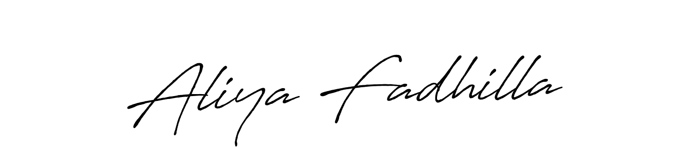 Make a beautiful signature design for name Aliya Fadhilla. Use this online signature maker to create a handwritten signature for free. Aliya Fadhilla signature style 7 images and pictures png