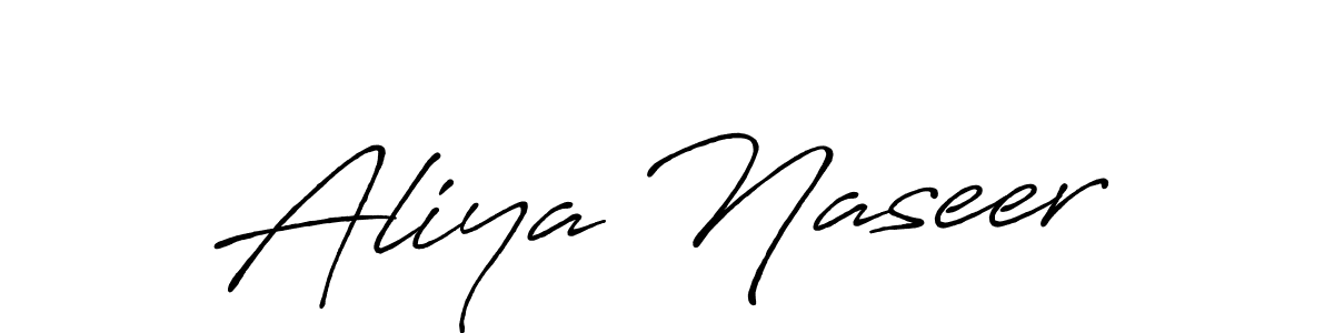 How to make Aliya Naseer signature? Antro_Vectra_Bolder is a professional autograph style. Create handwritten signature for Aliya Naseer name. Aliya Naseer signature style 7 images and pictures png