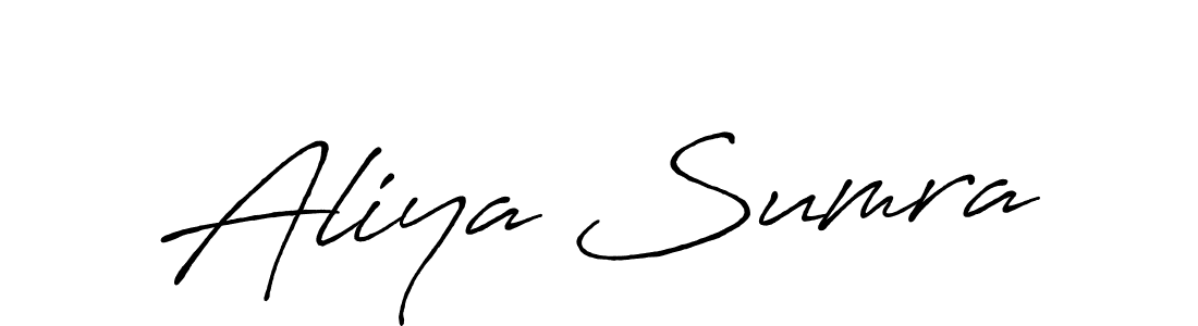 Use a signature maker to create a handwritten signature online. With this signature software, you can design (Antro_Vectra_Bolder) your own signature for name Aliya Sumra. Aliya Sumra signature style 7 images and pictures png