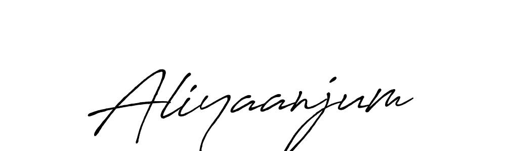 Make a beautiful signature design for name Aliyaanjum. Use this online signature maker to create a handwritten signature for free. Aliyaanjum signature style 7 images and pictures png