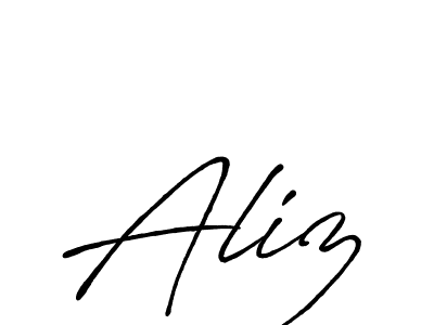 Make a short Aliz signature style. Manage your documents anywhere anytime using Antro_Vectra_Bolder. Create and add eSignatures, submit forms, share and send files easily. Aliz signature style 7 images and pictures png