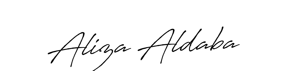 You can use this online signature creator to create a handwritten signature for the name Aliza Aldaba. This is the best online autograph maker. Aliza Aldaba signature style 7 images and pictures png