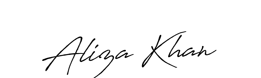 Make a beautiful signature design for name Aliza Khan. Use this online signature maker to create a handwritten signature for free. Aliza Khan signature style 7 images and pictures png