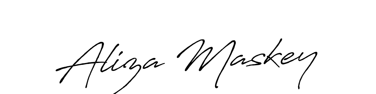 It looks lik you need a new signature style for name Aliza Maskey. Design unique handwritten (Antro_Vectra_Bolder) signature with our free signature maker in just a few clicks. Aliza Maskey signature style 7 images and pictures png