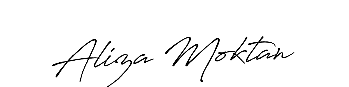 You can use this online signature creator to create a handwritten signature for the name Aliza Moktan. This is the best online autograph maker. Aliza Moktan signature style 7 images and pictures png