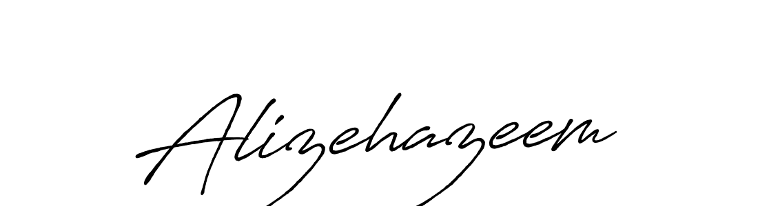 It looks lik you need a new signature style for name Alizehazeem. Design unique handwritten (Antro_Vectra_Bolder) signature with our free signature maker in just a few clicks. Alizehazeem signature style 7 images and pictures png