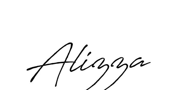 The best way (Antro_Vectra_Bolder) to make a short signature is to pick only two or three words in your name. The name Alizza include a total of six letters. For converting this name. Alizza signature style 7 images and pictures png