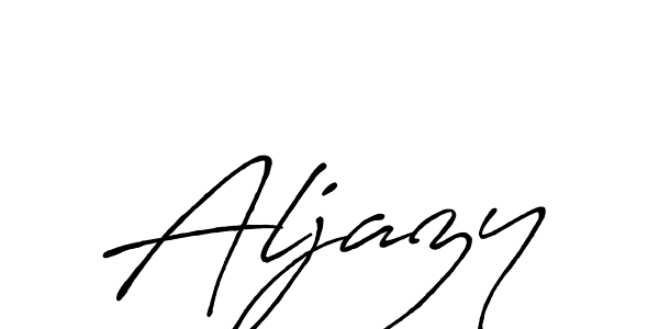 Design your own signature with our free online signature maker. With this signature software, you can create a handwritten (Antro_Vectra_Bolder) signature for name Aljazy. Aljazy signature style 7 images and pictures png