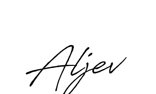 Once you've used our free online signature maker to create your best signature Antro_Vectra_Bolder style, it's time to enjoy all of the benefits that Aljev name signing documents. Aljev signature style 7 images and pictures png