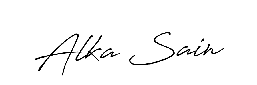 Make a short Alka Sain signature style. Manage your documents anywhere anytime using Antro_Vectra_Bolder. Create and add eSignatures, submit forms, share and send files easily. Alka Sain signature style 7 images and pictures png