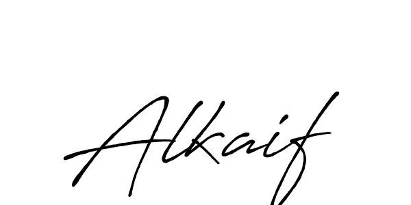 Make a beautiful signature design for name Alkaif. With this signature (Antro_Vectra_Bolder) style, you can create a handwritten signature for free. Alkaif signature style 7 images and pictures png