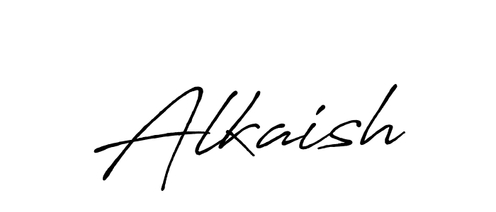 Also we have Alkaish name is the best signature style. Create professional handwritten signature collection using Antro_Vectra_Bolder autograph style. Alkaish signature style 7 images and pictures png