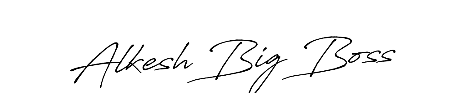 Antro_Vectra_Bolder is a professional signature style that is perfect for those who want to add a touch of class to their signature. It is also a great choice for those who want to make their signature more unique. Get Alkesh Big Boss name to fancy signature for free. Alkesh Big Boss signature style 7 images and pictures png