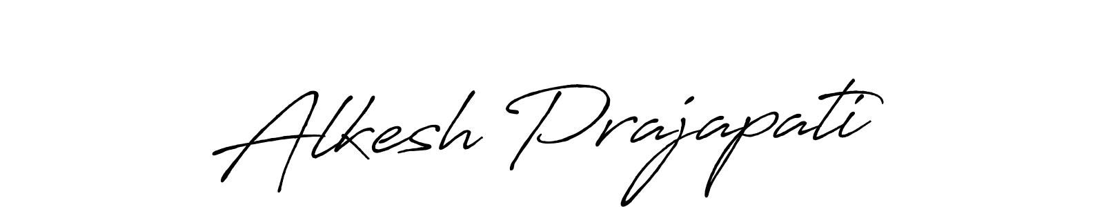 Antro_Vectra_Bolder is a professional signature style that is perfect for those who want to add a touch of class to their signature. It is also a great choice for those who want to make their signature more unique. Get Alkesh Prajapati name to fancy signature for free. Alkesh Prajapati signature style 7 images and pictures png
