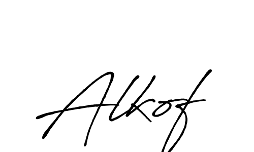Make a beautiful signature design for name Alkof. Use this online signature maker to create a handwritten signature for free. Alkof signature style 7 images and pictures png