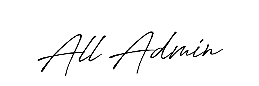 How to make All Admin name signature. Use Antro_Vectra_Bolder style for creating short signs online. This is the latest handwritten sign. All Admin signature style 7 images and pictures png