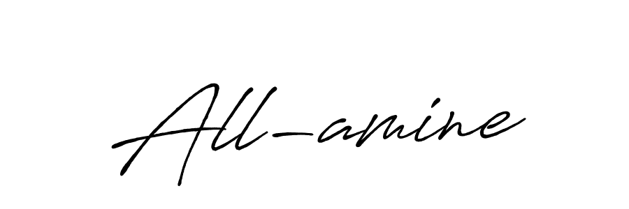 Best and Professional Signature Style for All-amine. Antro_Vectra_Bolder Best Signature Style Collection. All-amine signature style 7 images and pictures png