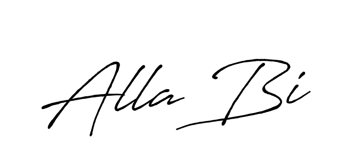 Make a short Alla Bi signature style. Manage your documents anywhere anytime using Antro_Vectra_Bolder. Create and add eSignatures, submit forms, share and send files easily. Alla Bi signature style 7 images and pictures png