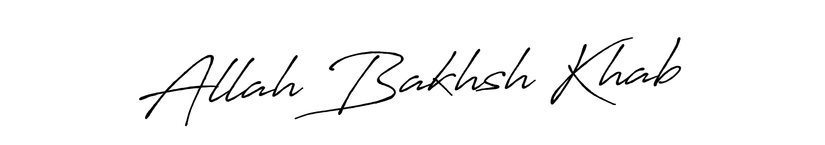 How to make Allah Bakhsh Khab signature? Antro_Vectra_Bolder is a professional autograph style. Create handwritten signature for Allah Bakhsh Khab name. Allah Bakhsh Khab signature style 7 images and pictures png