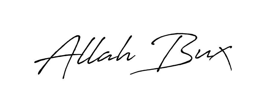 Design your own signature with our free online signature maker. With this signature software, you can create a handwritten (Antro_Vectra_Bolder) signature for name Allah Bux. Allah Bux signature style 7 images and pictures png