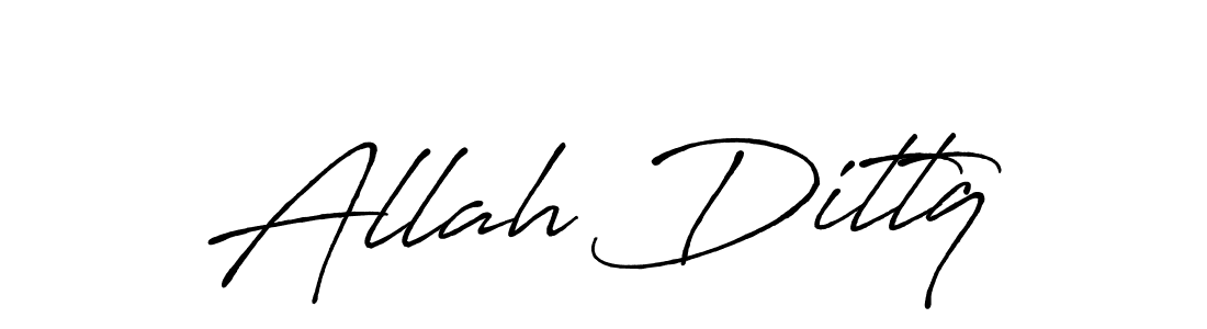 Here are the top 10 professional signature styles for the name Allah Dittq. These are the best autograph styles you can use for your name. Allah Dittq signature style 7 images and pictures png