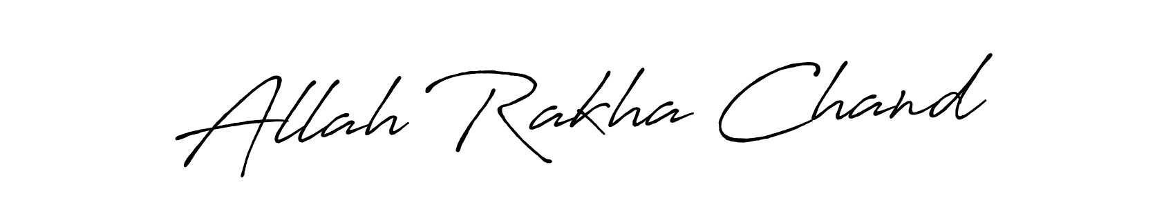 Also we have Allah Rakha Chand name is the best signature style. Create professional handwritten signature collection using Antro_Vectra_Bolder autograph style. Allah Rakha Chand signature style 7 images and pictures png