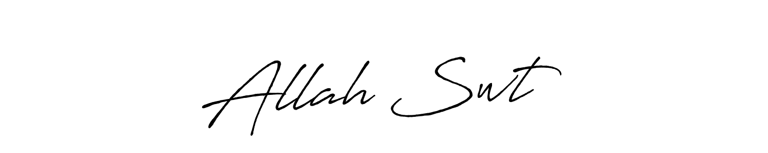 It looks lik you need a new signature style for name Allah Swt❤️. Design unique handwritten (Antro_Vectra_Bolder) signature with our free signature maker in just a few clicks. Allah Swt❤️ signature style 7 images and pictures png