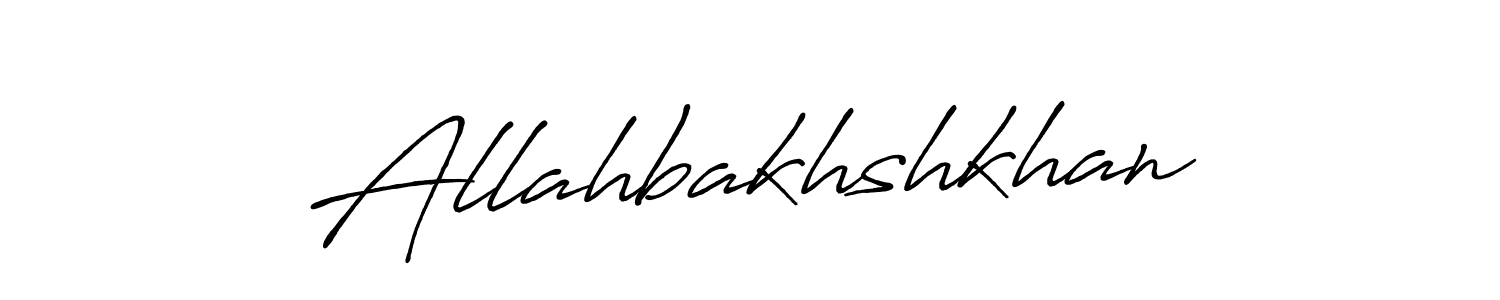 Make a beautiful signature design for name Allahbakhshkhan. Use this online signature maker to create a handwritten signature for free. Allahbakhshkhan signature style 7 images and pictures png