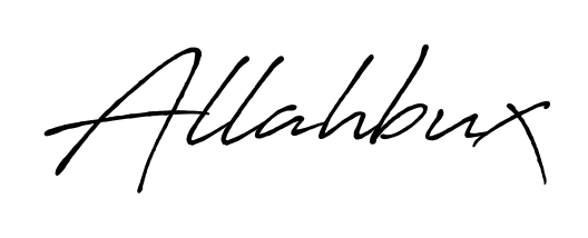 Make a beautiful signature design for name Allahbux. With this signature (Antro_Vectra_Bolder) style, you can create a handwritten signature for free. Allahbux signature style 7 images and pictures png
