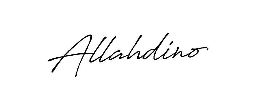 It looks lik you need a new signature style for name Allahdino. Design unique handwritten (Antro_Vectra_Bolder) signature with our free signature maker in just a few clicks. Allahdino signature style 7 images and pictures png