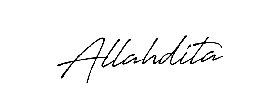 Here are the top 10 professional signature styles for the name Allahdita. These are the best autograph styles you can use for your name. Allahdita signature style 7 images and pictures png