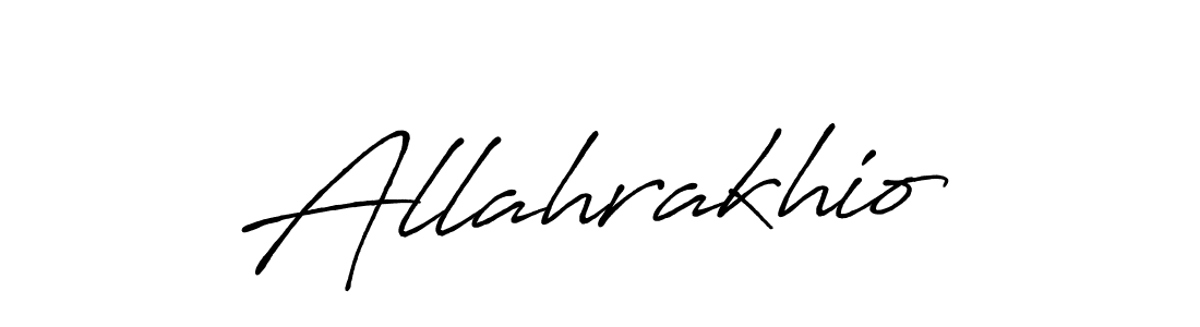 It looks lik you need a new signature style for name Allahrakhio. Design unique handwritten (Antro_Vectra_Bolder) signature with our free signature maker in just a few clicks. Allahrakhio signature style 7 images and pictures png
