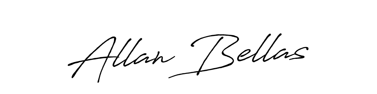 Design your own signature with our free online signature maker. With this signature software, you can create a handwritten (Antro_Vectra_Bolder) signature for name Allan Bellas. Allan Bellas signature style 7 images and pictures png