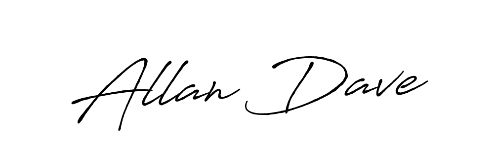 Create a beautiful signature design for name Allan Dave. With this signature (Antro_Vectra_Bolder) fonts, you can make a handwritten signature for free. Allan Dave signature style 7 images and pictures png