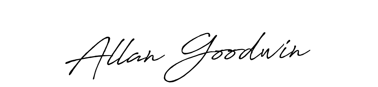 Make a beautiful signature design for name Allan Goodwin. With this signature (Antro_Vectra_Bolder) style, you can create a handwritten signature for free. Allan Goodwin signature style 7 images and pictures png