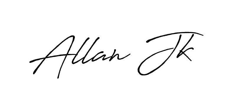 You can use this online signature creator to create a handwritten signature for the name Allan Jk. This is the best online autograph maker. Allan Jk signature style 7 images and pictures png