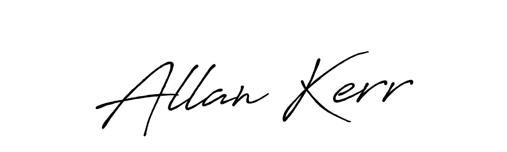 Create a beautiful signature design for name Allan Kerr. With this signature (Antro_Vectra_Bolder) fonts, you can make a handwritten signature for free. Allan Kerr signature style 7 images and pictures png
