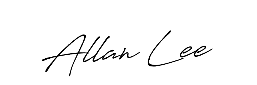 Make a beautiful signature design for name Allan Lee. Use this online signature maker to create a handwritten signature for free. Allan Lee signature style 7 images and pictures png