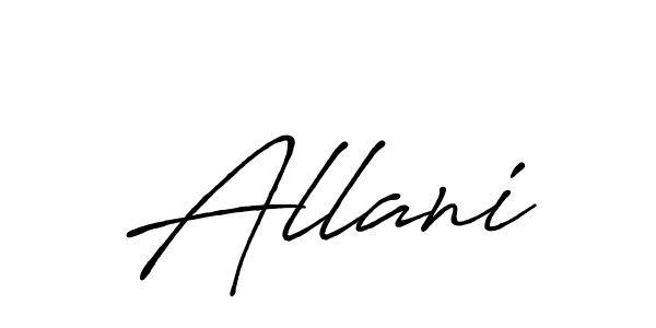 Once you've used our free online signature maker to create your best signature Antro_Vectra_Bolder style, it's time to enjoy all of the benefits that Allani name signing documents. Allani signature style 7 images and pictures png