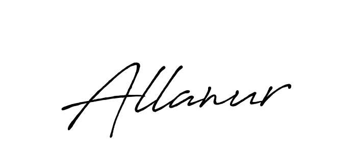 Similarly Antro_Vectra_Bolder is the best handwritten signature design. Signature creator online .You can use it as an online autograph creator for name Allanur. Allanur signature style 7 images and pictures png