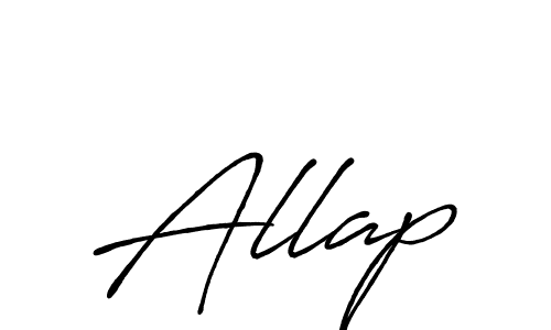 How to make Allap signature? Antro_Vectra_Bolder is a professional autograph style. Create handwritten signature for Allap name. Allap signature style 7 images and pictures png