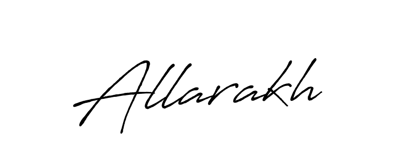 Allarakh stylish signature style. Best Handwritten Sign (Antro_Vectra_Bolder) for my name. Handwritten Signature Collection Ideas for my name Allarakh. Allarakh signature style 7 images and pictures png