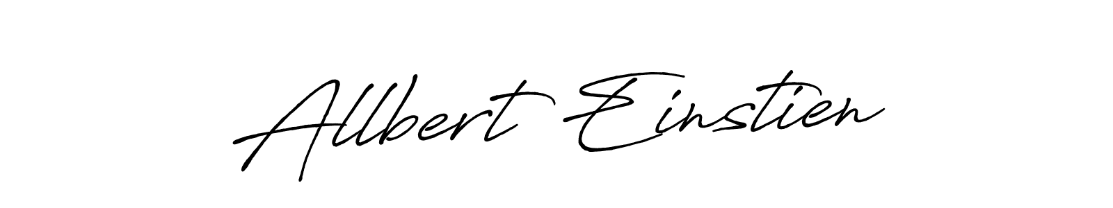 Allbert Einstien stylish signature style. Best Handwritten Sign (Antro_Vectra_Bolder) for my name. Handwritten Signature Collection Ideas for my name Allbert Einstien. Allbert Einstien signature style 7 images and pictures png