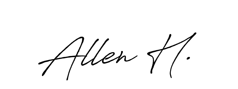 You can use this online signature creator to create a handwritten signature for the name Allen H.. This is the best online autograph maker. Allen H. signature style 7 images and pictures png